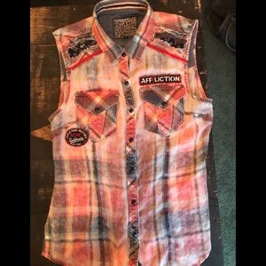 Affliction shirt sleeveless